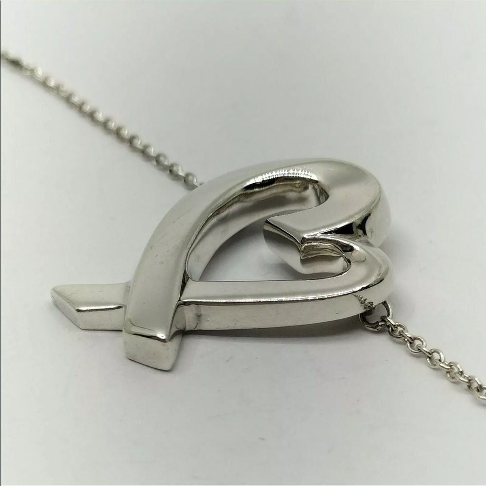 Tiffany and Co. Necklace  Picasso Loving Heart Silver 925 - Picture 5 of 9